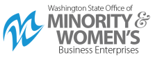 Logo for the Washington State Office of Minority and Women's Business Enterprises